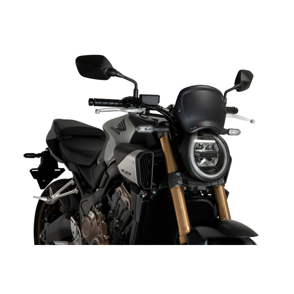 Puig Puig fly screen (abs) | matte black | honda cb650r 2024>current